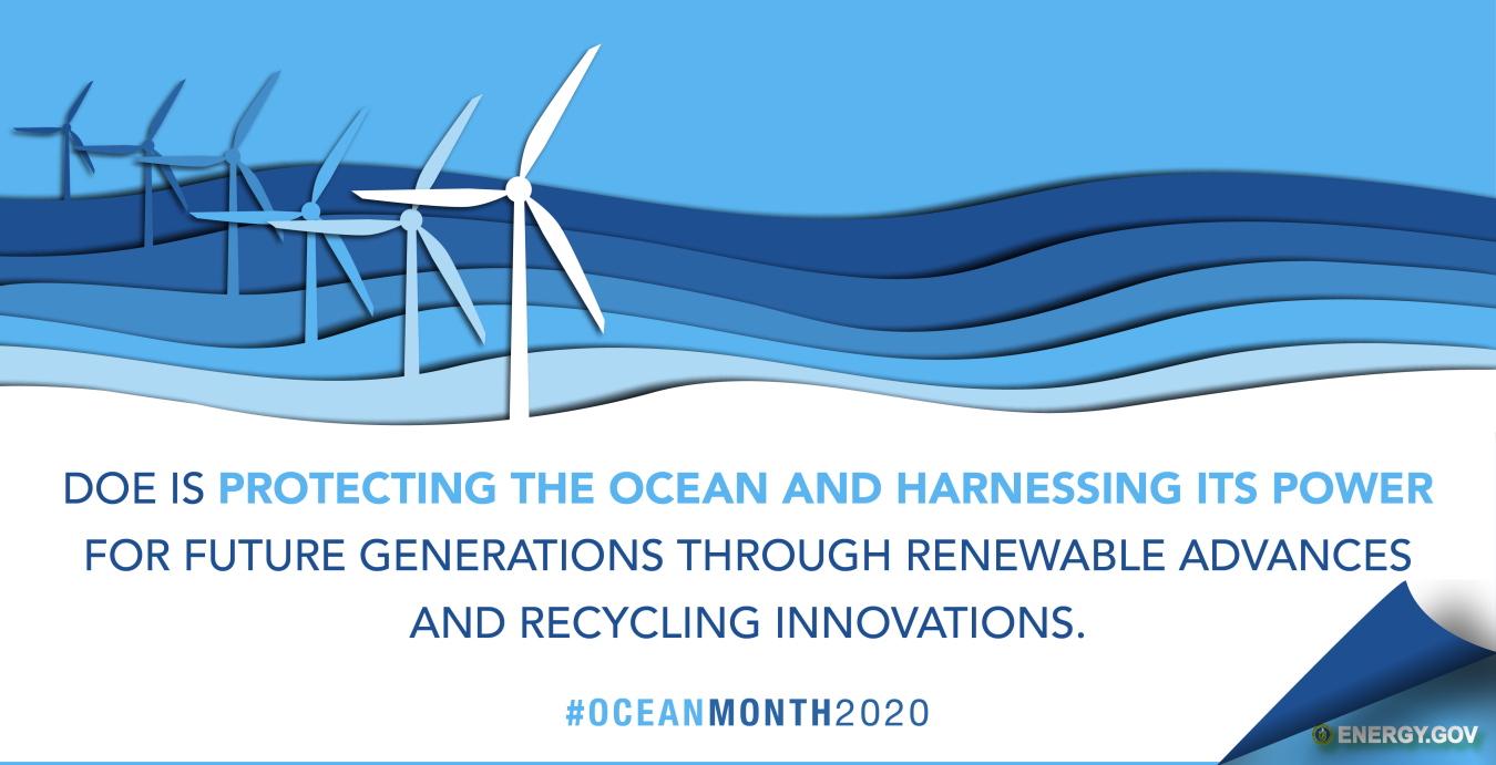 Department of Energy Ocean Month Banner