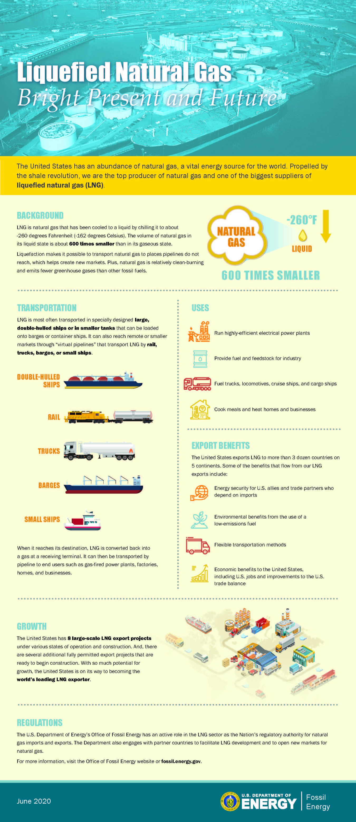 Liquefied Natural Gas Infographic
