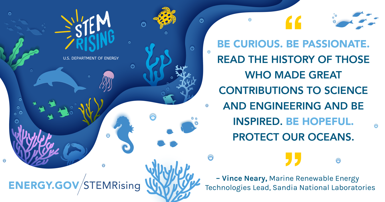 Vince Neary is the Marine Renewable Energy Technologies Lead at Sandia National Laboratories.