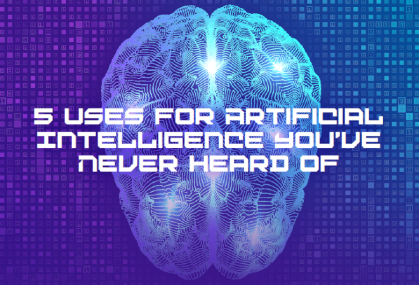 Uses for AI inforgraphic