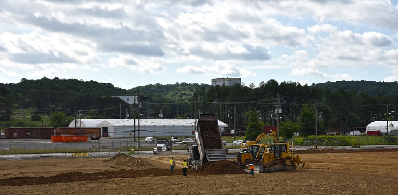 Crews finish backfilling and seeding a portion of the K-25 footprint. This is the last step of the project, and it gets the area ready for its future use to commemorate the site’s history.