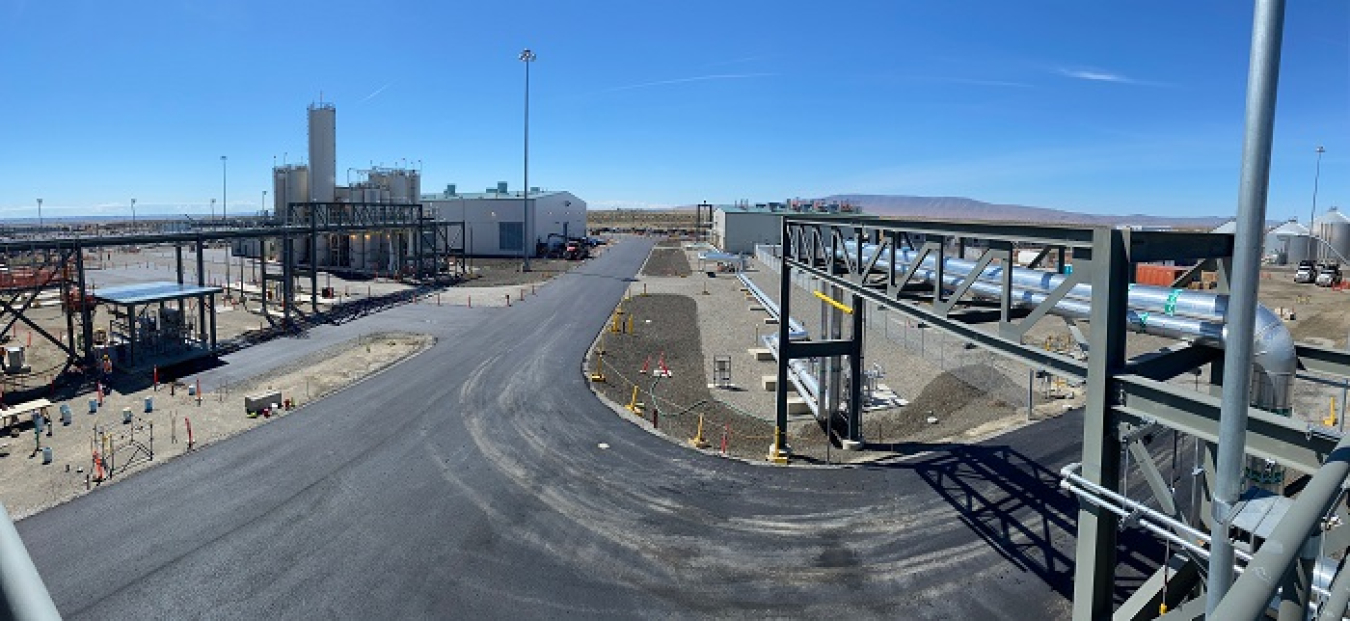 Paving Around Hanford’s WTP Reshapes Landscape