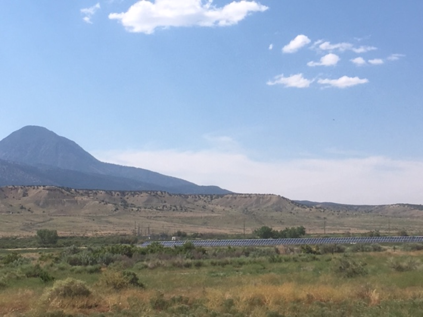 Ute Mountain Ute solar installation.