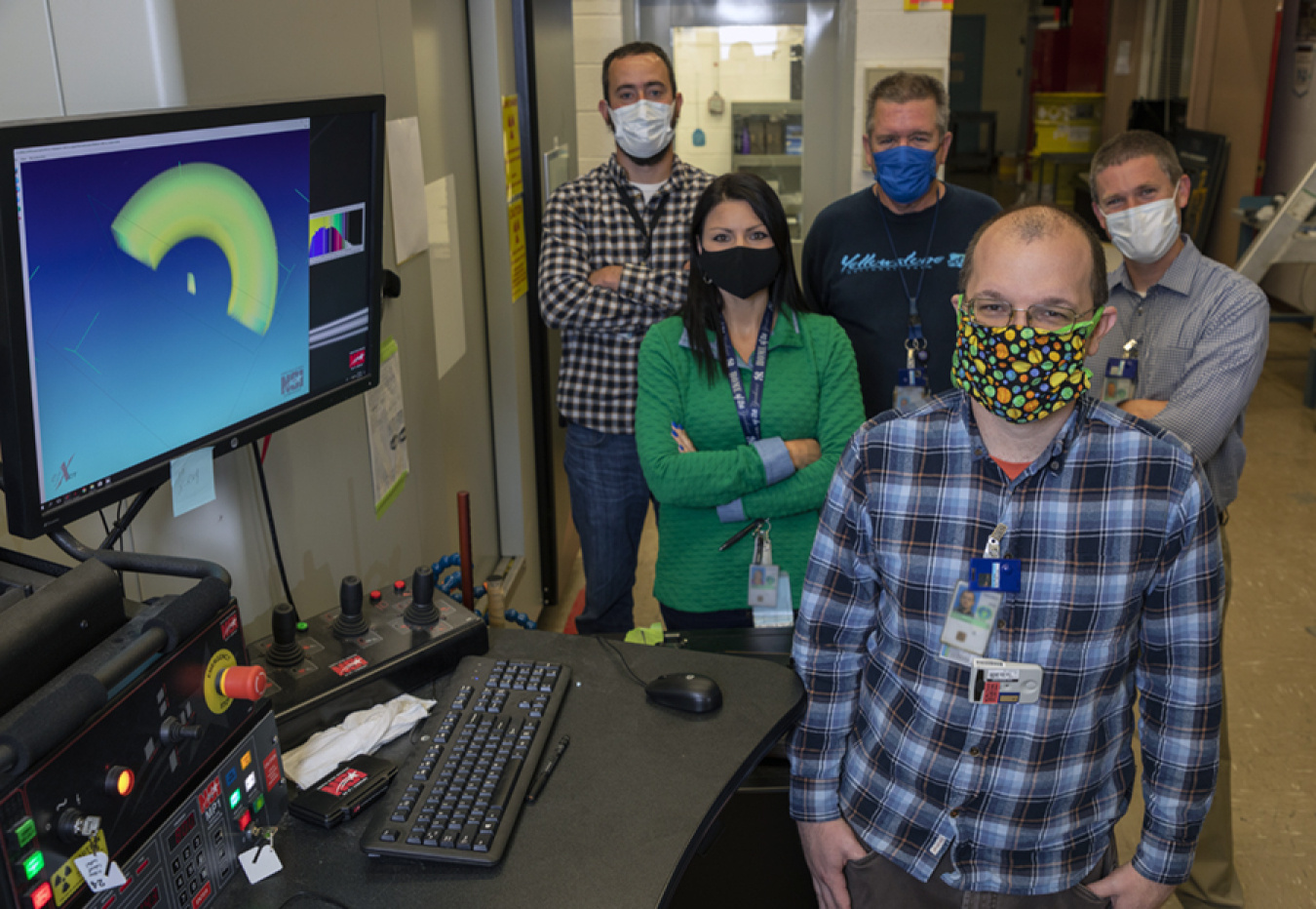 The High Flux Isotope Reactor computed tomography scanning project is a Y-12 National Security Complex/Oak Ridge National Laboratory team effort.