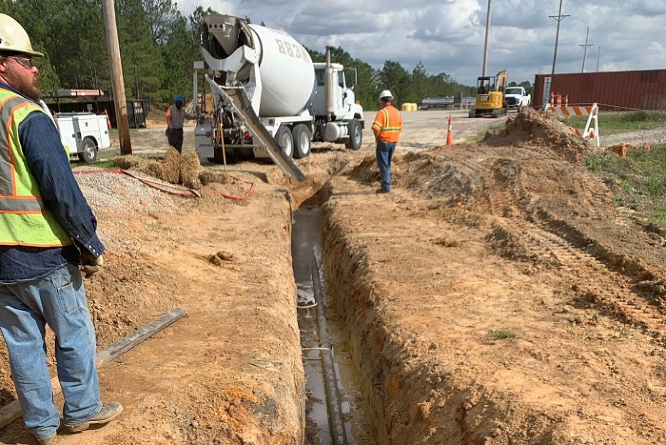 The Savannah River Nuclear Solutions site services division managed the safe and successful construction of a second water line to support the Salt Waste Processing Facility at the Savannah River Site.