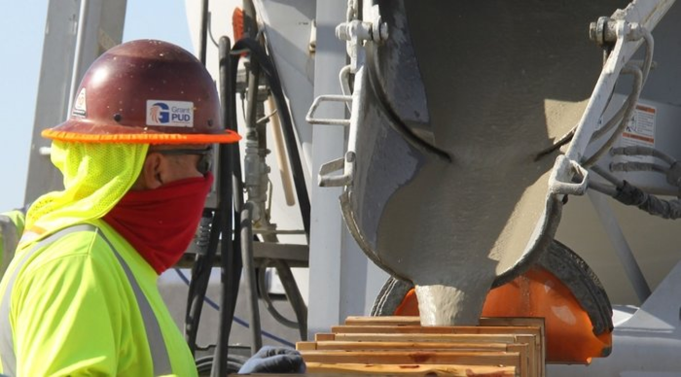 Engineered grout will be pumped from trucks through more than 1,500 feet of pipe to stabilize three underground structures at the Hanford Site.