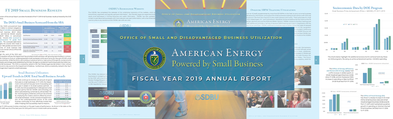Image of FY 2019 Annual Report Cover Page