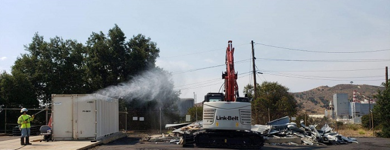 – EM crews recently took down the eighth of 10 buildings set for demolition at the Radioactive Materials Handling Facility 