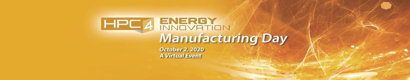 ENERGY INNOVATION - Manufacturing Day - October 2, 2020
