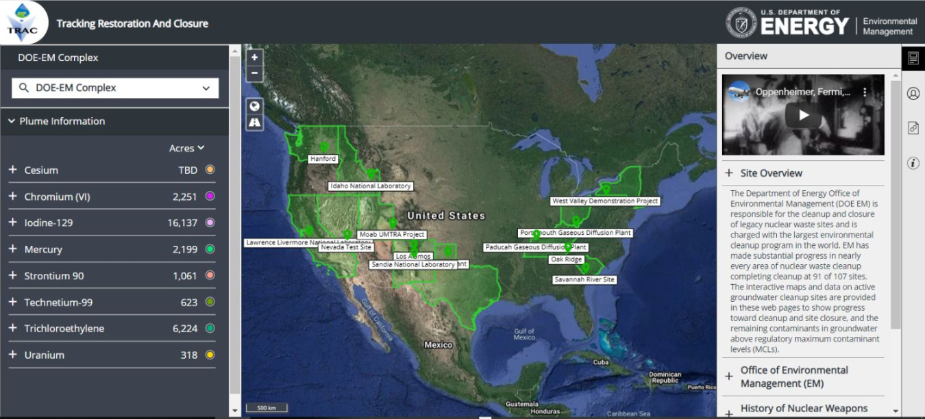 TRAC infographic and story map tools