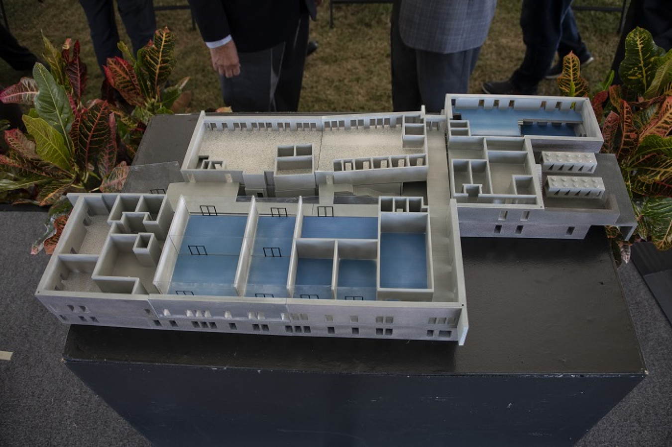 A 3-D model of the proposed Advanced Manufacturing Collaborative facility to be built at the University of South Carolina-Aiken.