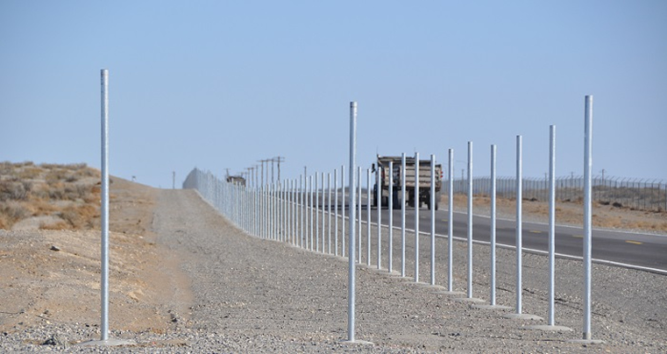 A mile and a half of fencing is going up around the Integrated Disposal Facility. The engineered landfill will provide safe, permanent storage for vitrified low-activity tank waste from the Waste Treatment and Immobilization Plant.