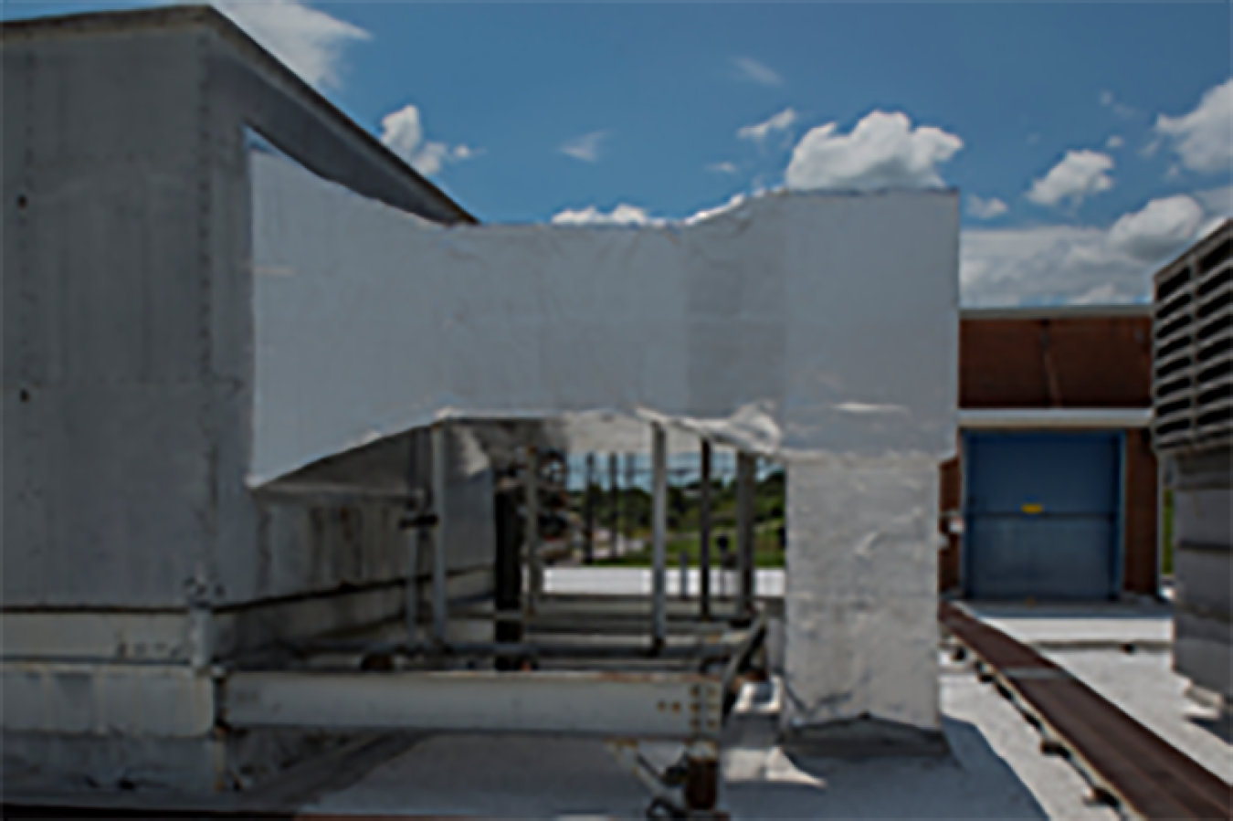 After a Roof Asset Management Program project was completed at the Y-12 National Security Complex.