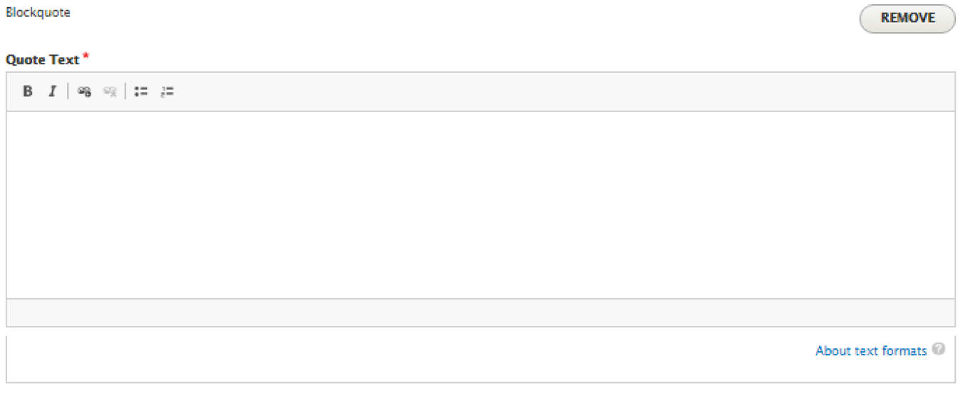 picture of blockquote paragraph reference fields