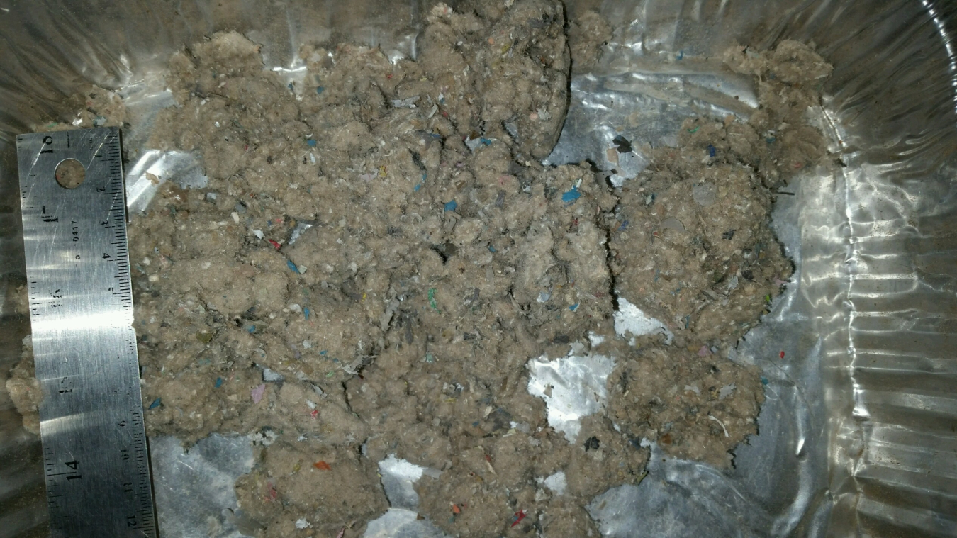 An example of a feedstock blend that combines biomass and MSW to improve feedstock quality.