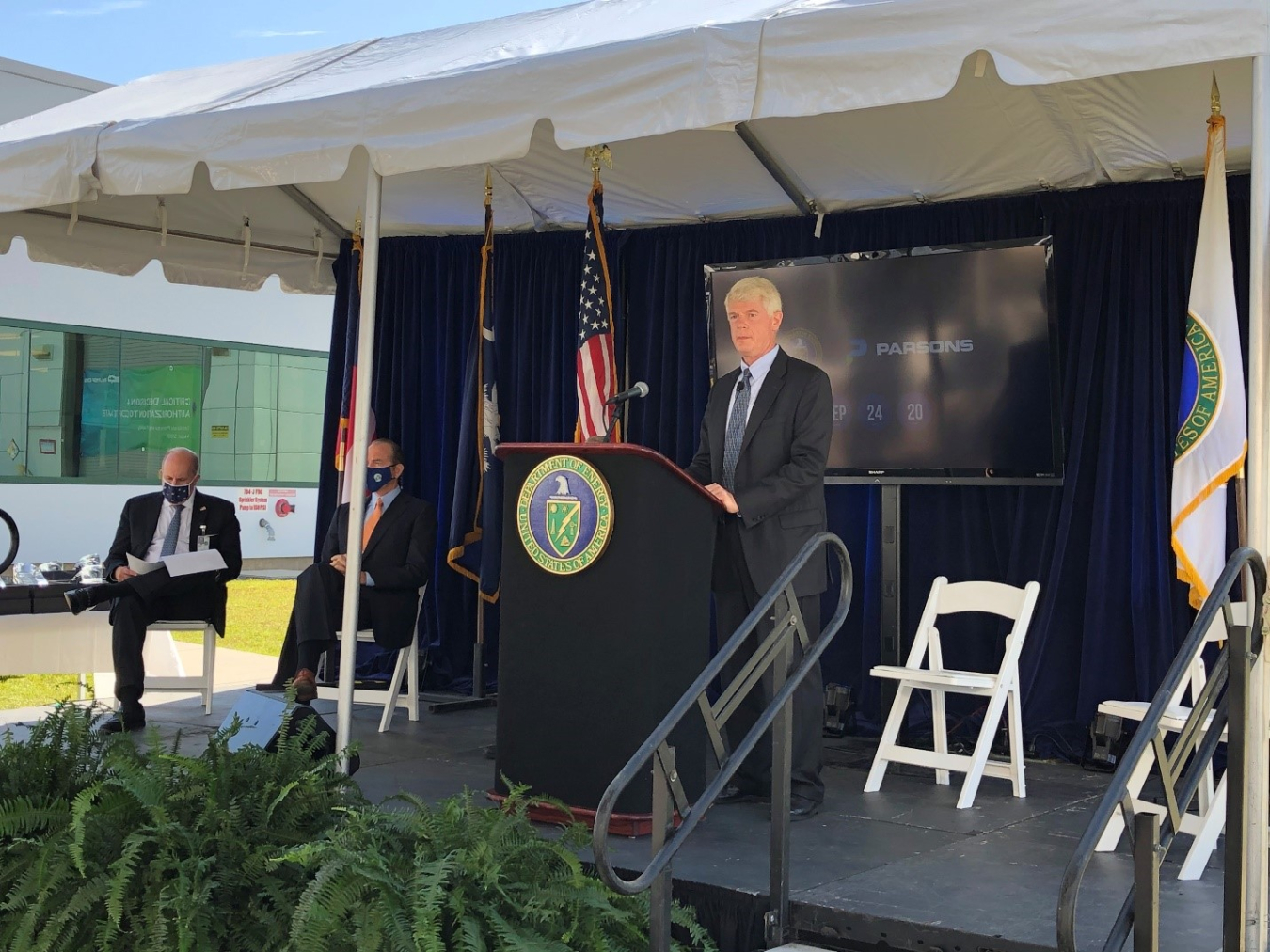 SWPF Ribbon Cutting - Mike Budney