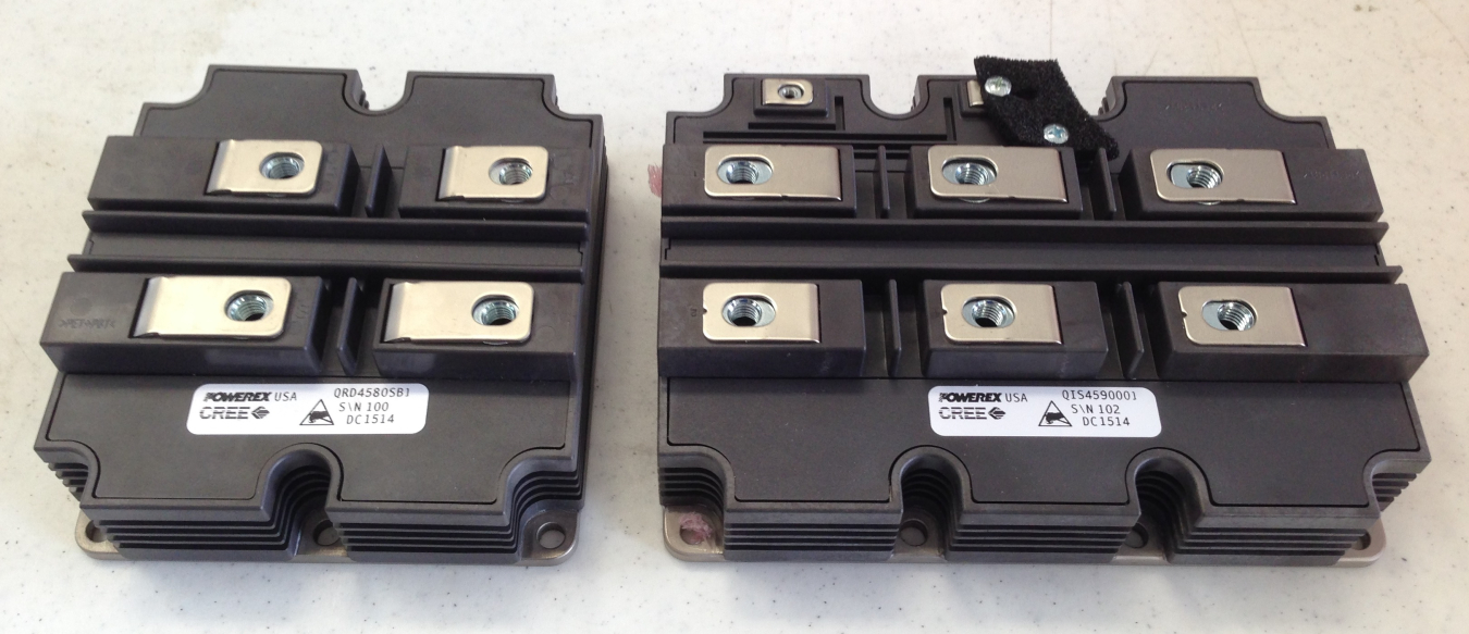 Medium voltage hybrid Silicon-Silicon Carbide power converter modules
