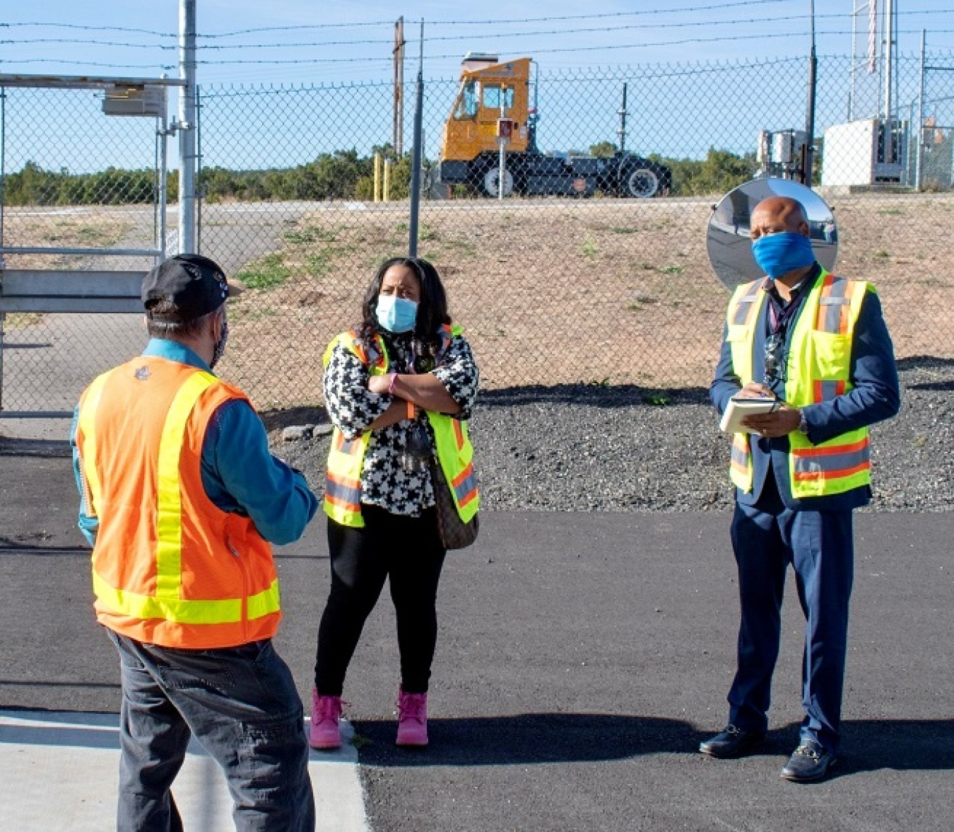 EM Associate Principal Deputy Assistant Secretary for Field Operations Nicole Nelson-Jean discusses the first EM transuranic waste shipments from the Radioassay and Nondestructive Testing facility at Los Alamos National Laboratory.