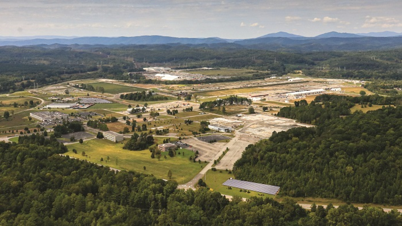 A view of the East Tennessee Technology Park after cleanup was completed at the former uranium enrichment complex this year. The work was completed four years ahead of schedule, saving taxpayers $500 million.