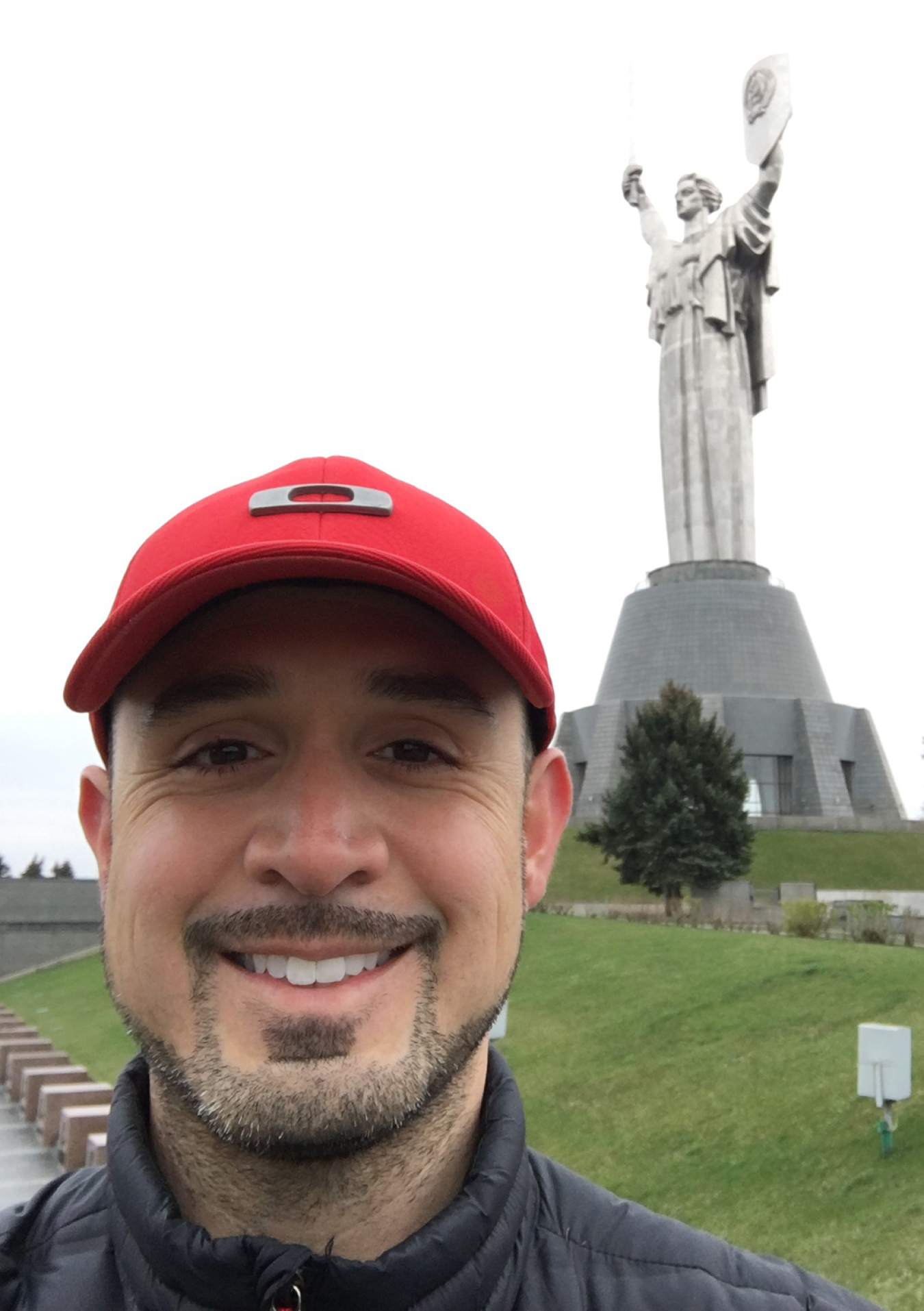 Ed Ordonez visits the Motherland Monument in Kyiv, Ukraine.