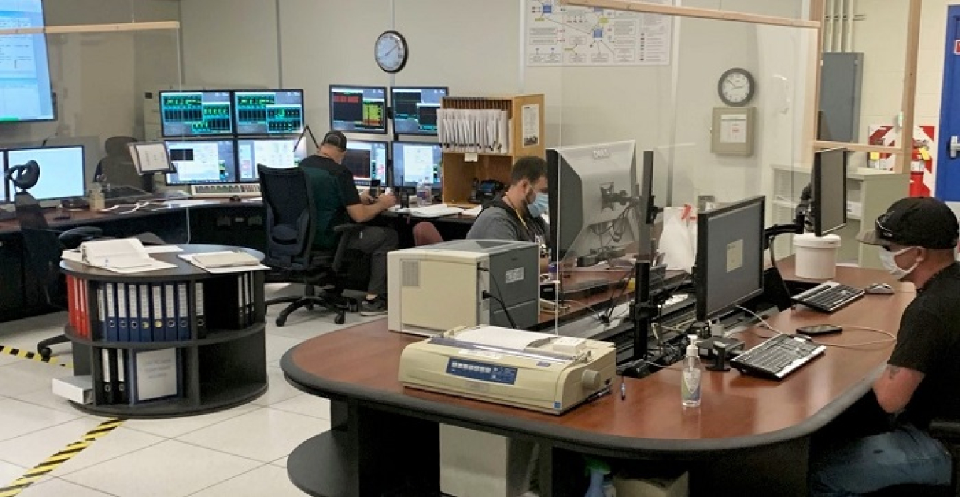 The control room of Hanford’s 242-A Evaporator facility has been upgraded to support the Hanford Site tank waste treatment mission using the Direct-Feed Low-Activity Waste approach. Other upgrades will include adding new waste transfer lines.