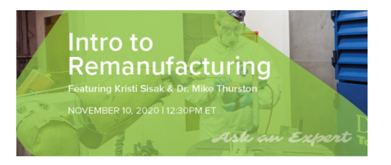 Intro to Remanufacturing
