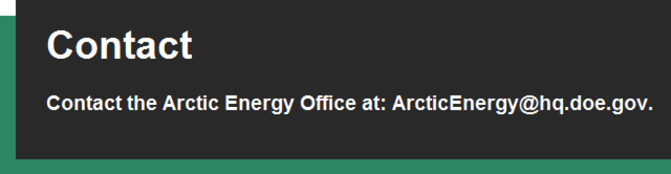 Arctic Energy Office email address graphic