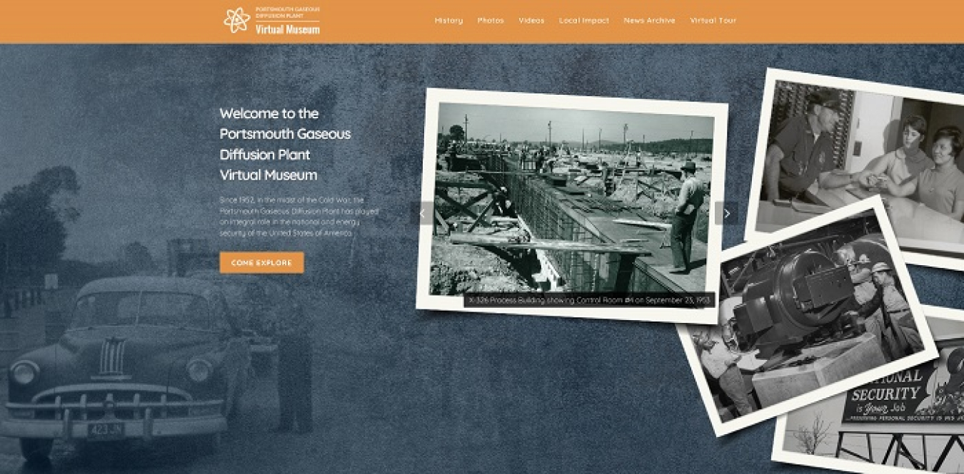A revamped website on the history of the Portsmouth Site updates the story of the historic plant’s impact through the years.