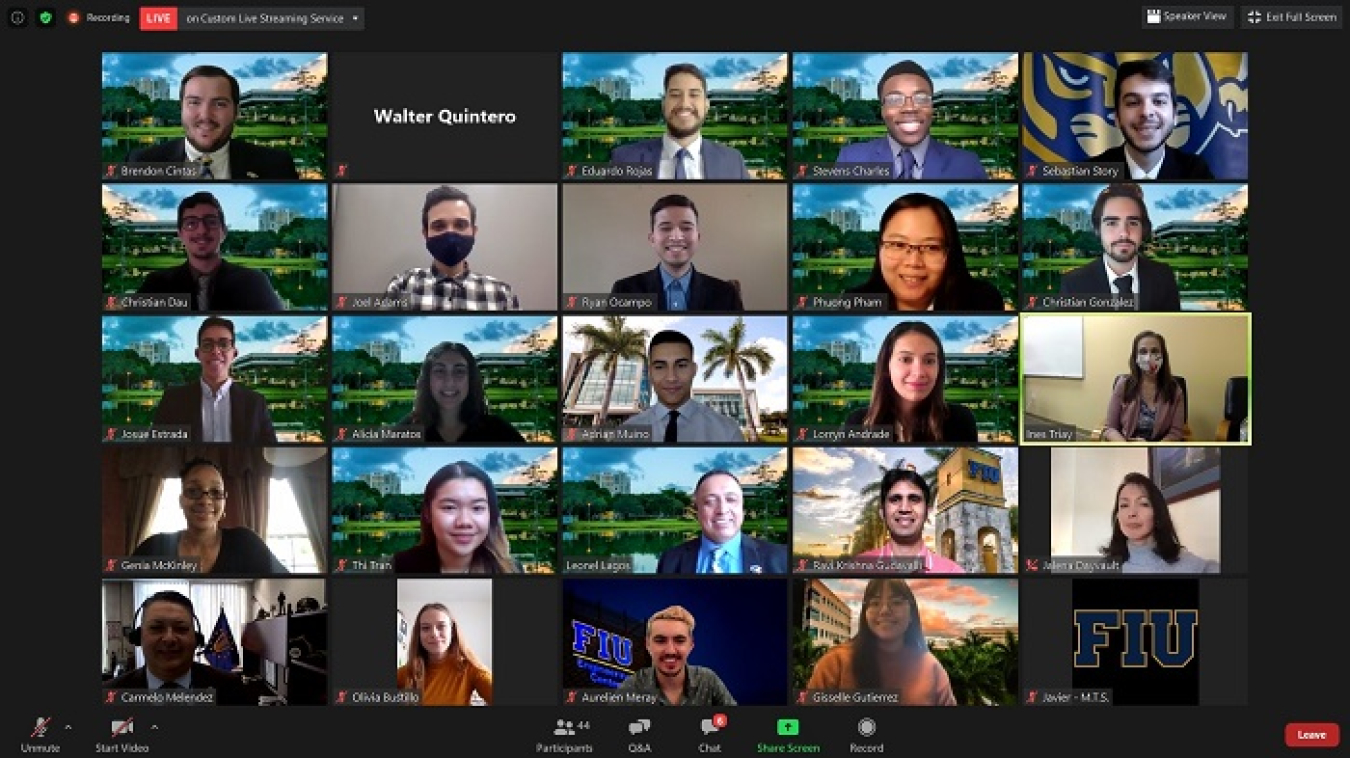 DOE and Florida International University (FIU) officials recently introduced FIU science, technology, engineering, and math (STEM) students as the new DOE Fellows Class of 2020 in a virtual ceremony.