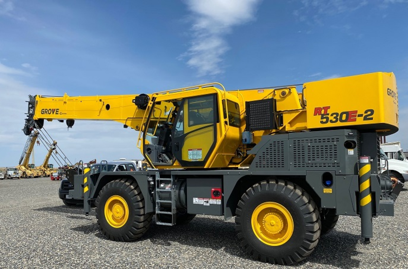 A new 30-ton mobile hydraulic crane is one of three cranes that recently arrived at the Hanford Site to support preparations to treat tank waste and progress risk-reducing cleanup.