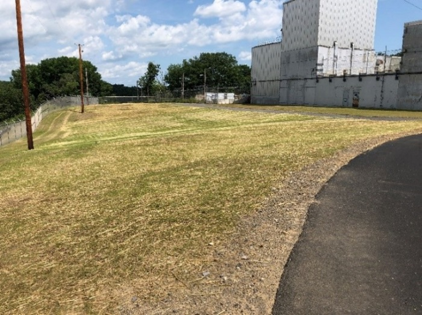 A view of the restored site of the former Building H2 at the former Separations Process Research Unit.