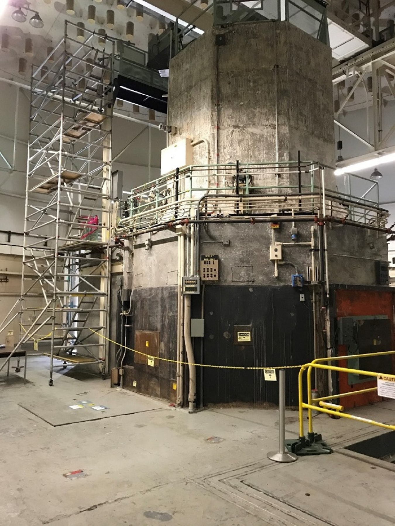 A view of the Livermore Pool Type Reactor, which was deactivated and decommissioned in 1981.