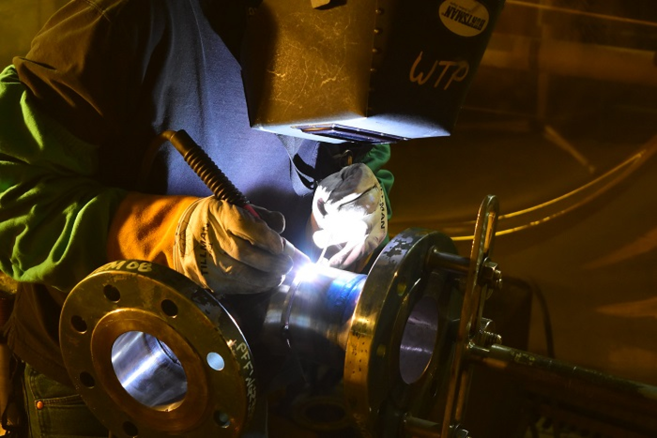 The Effluent Management Facility completion team on the Hanford Site finished the last of 8,000 welds in that facility this year.