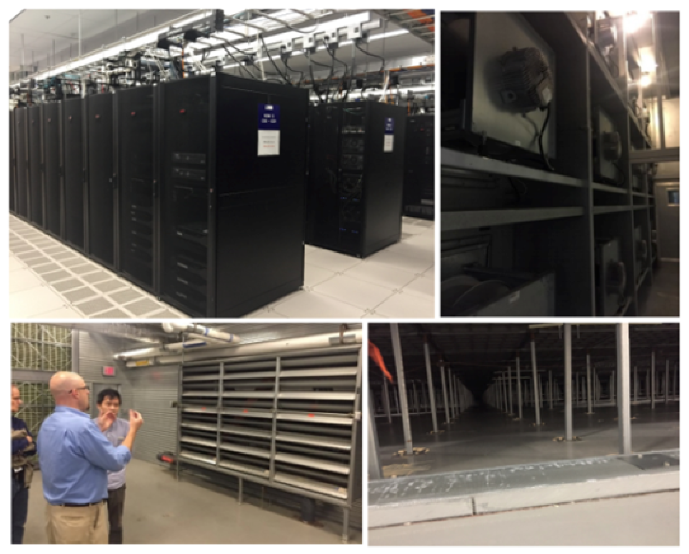 Pictures of the Massachusetts data center from a site audit.