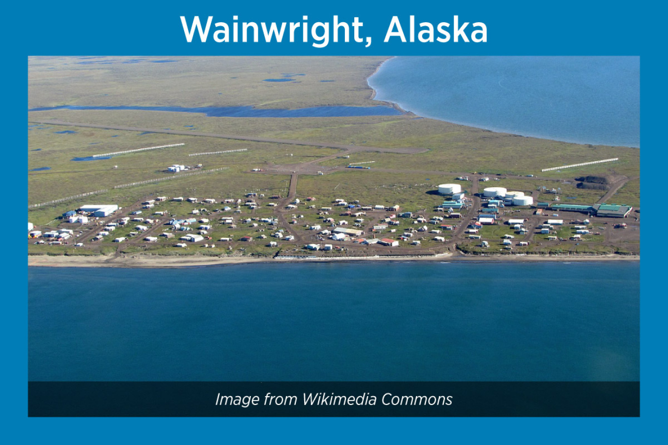 Wainwright, Alaska, Satellite Image