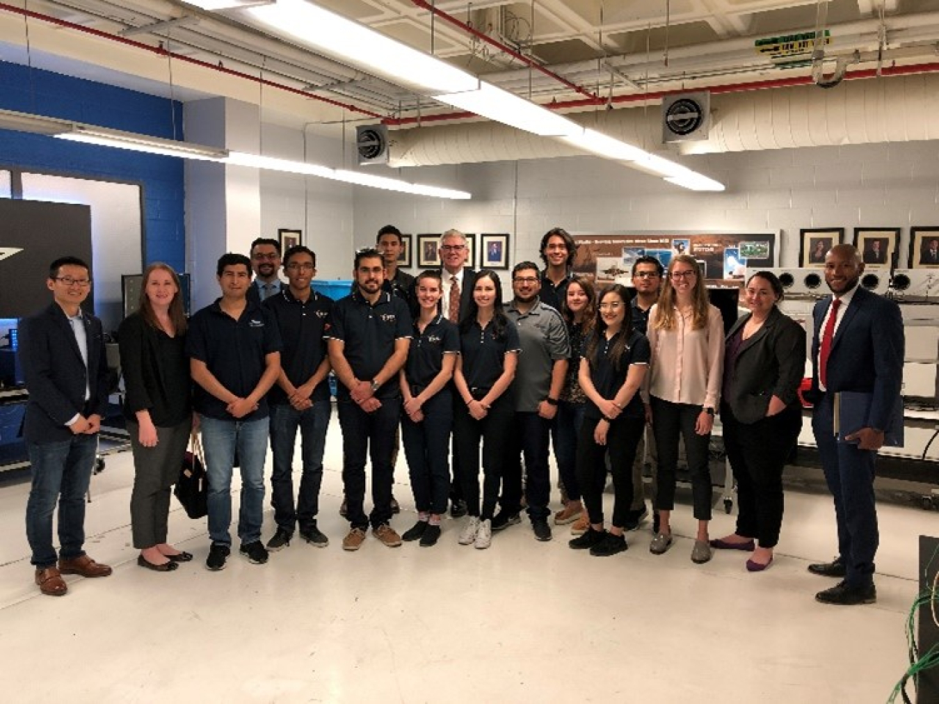 Students in the MSIPP program tour an advanced manufacturing lab in El Paso, Texas, in 2019.