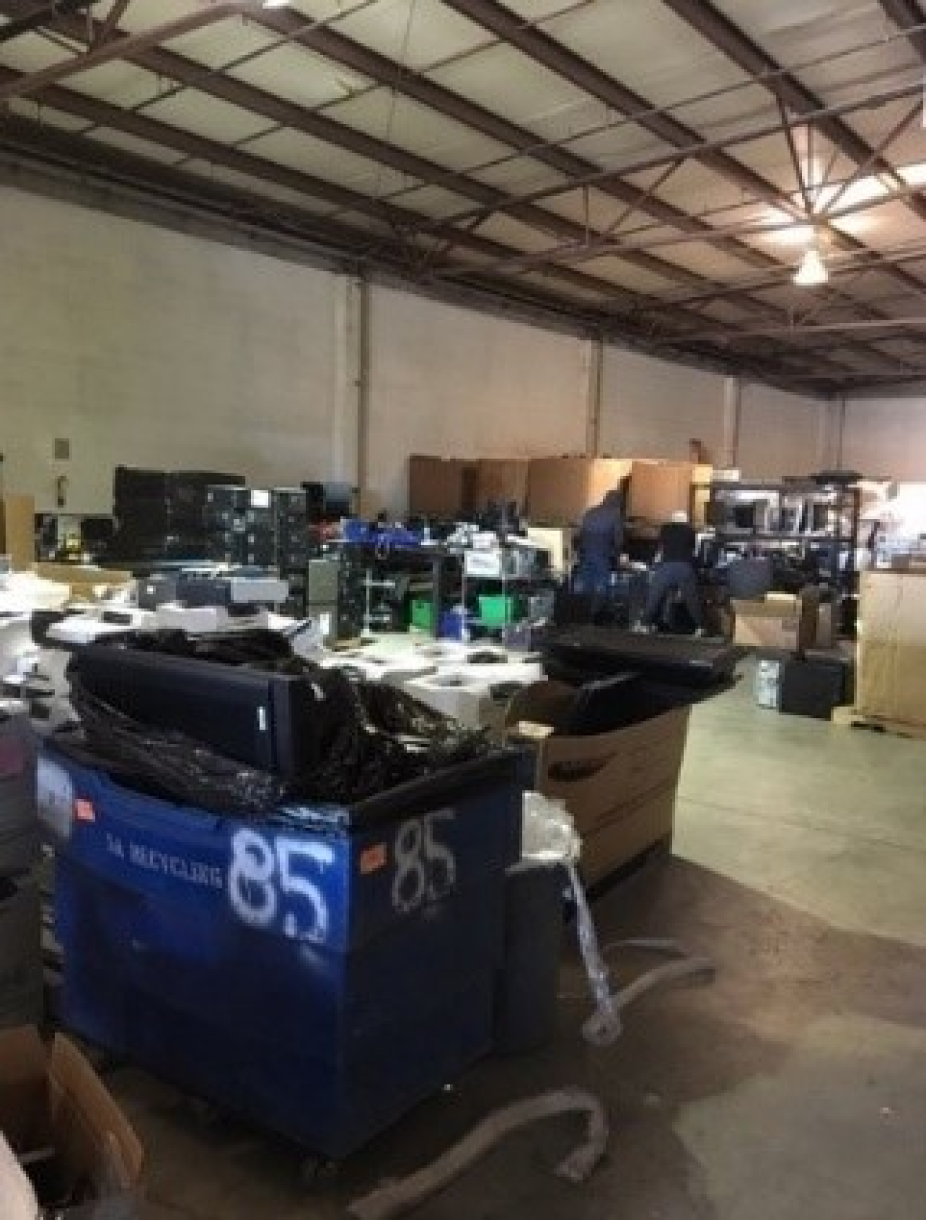 NNSA’s Nevada National Security Site diverted 100 percent of its used electronic equipment from landfills by either selling for reuse or recycling. The team also logged a cost avoidance of $830,000 by transferring approximately 270 items internally over buying new.