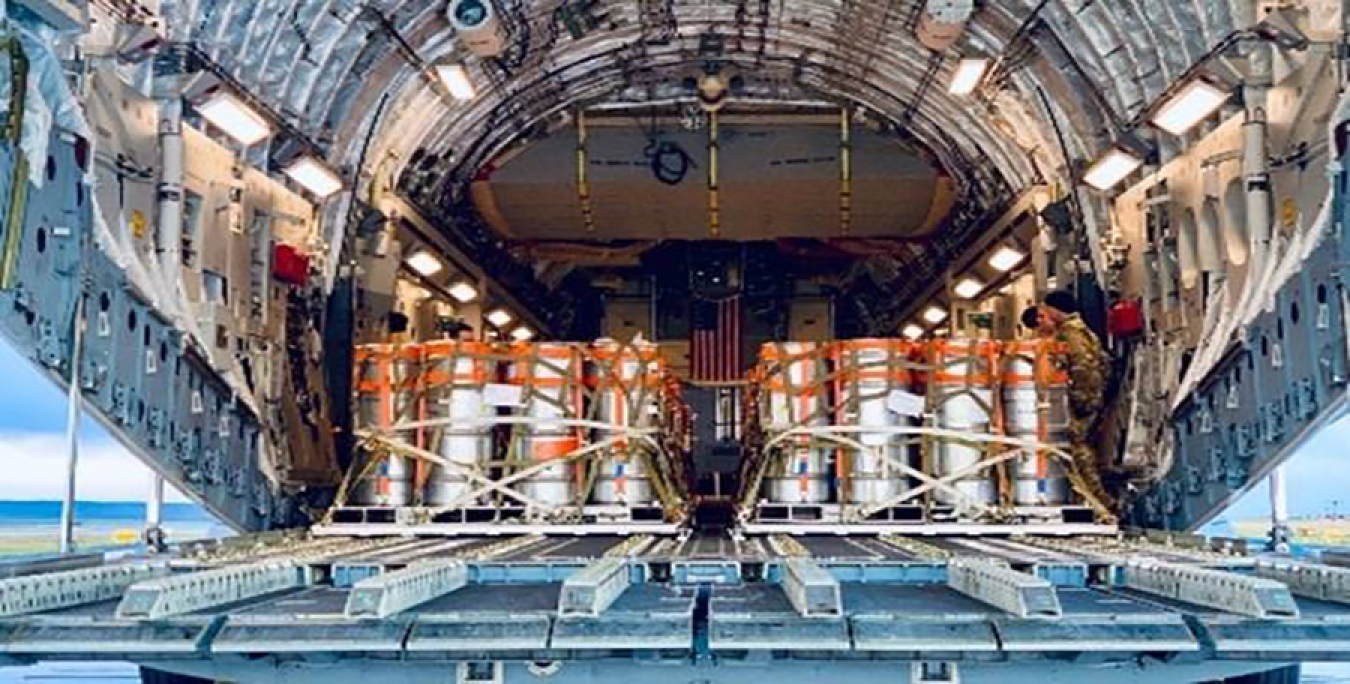 Excess highly enriched uranium is removed from the United Kingdom under the Office of Material Management and Minimization’s Nuclear Material Removal program.