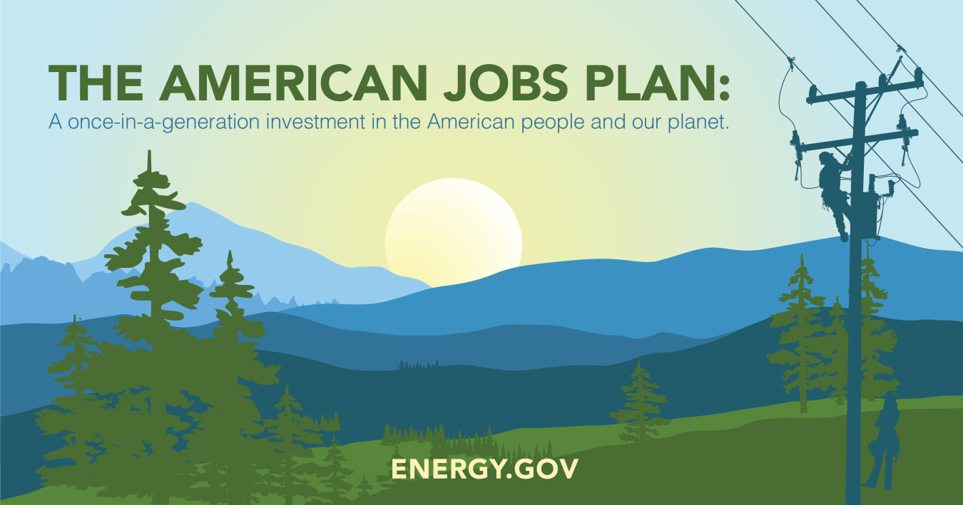 Follow the connections between energy and the American Jobs Plan. 