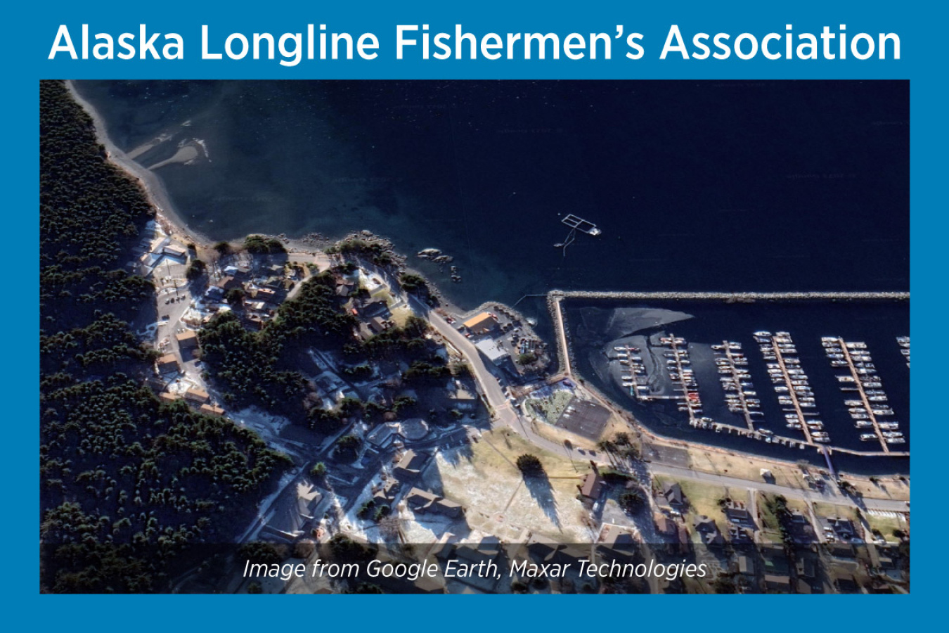 Alaska Longline Fishermen's Association satellite image
