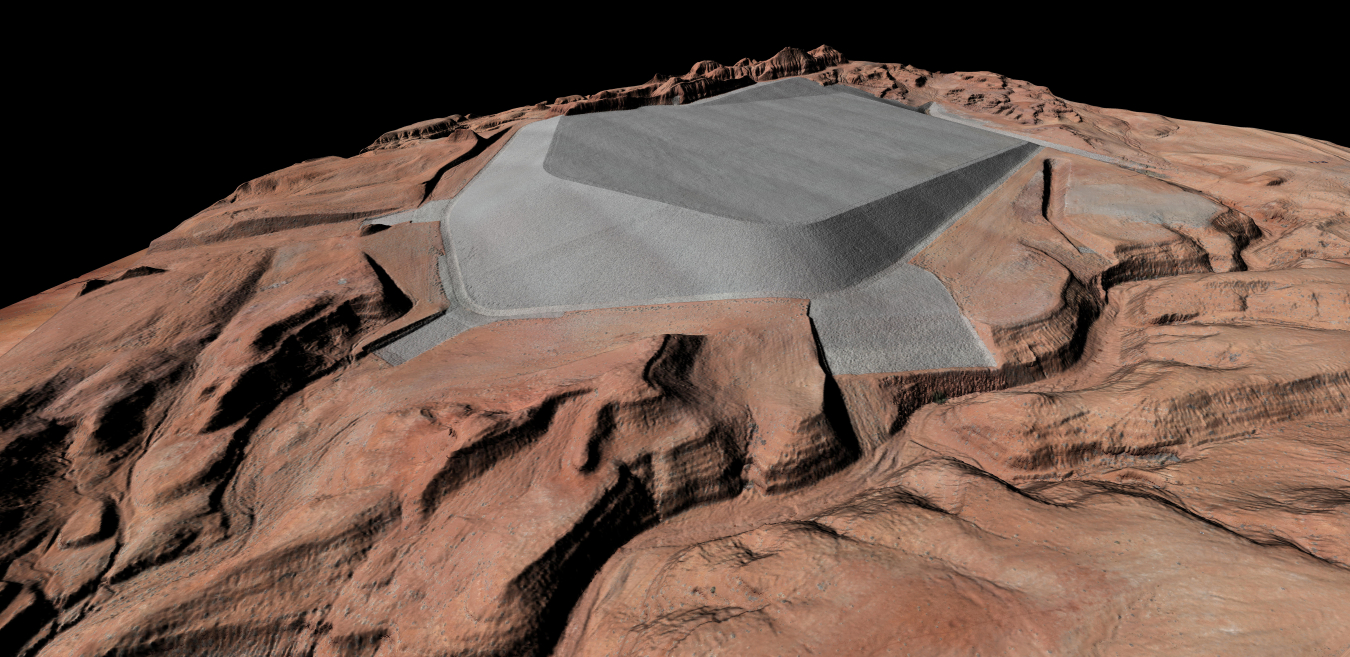 Mexican Hat, Utah, Disposal Site model