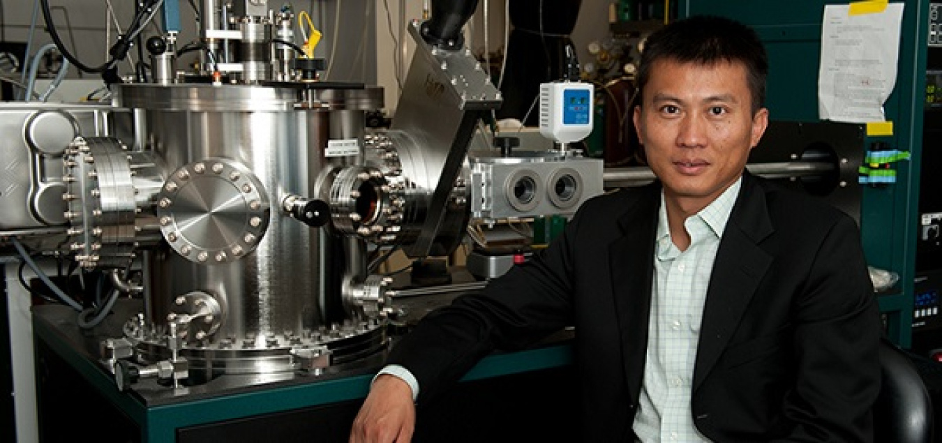 Dr. Yi Cui is pictured here at his lab in Stanford in 2015.