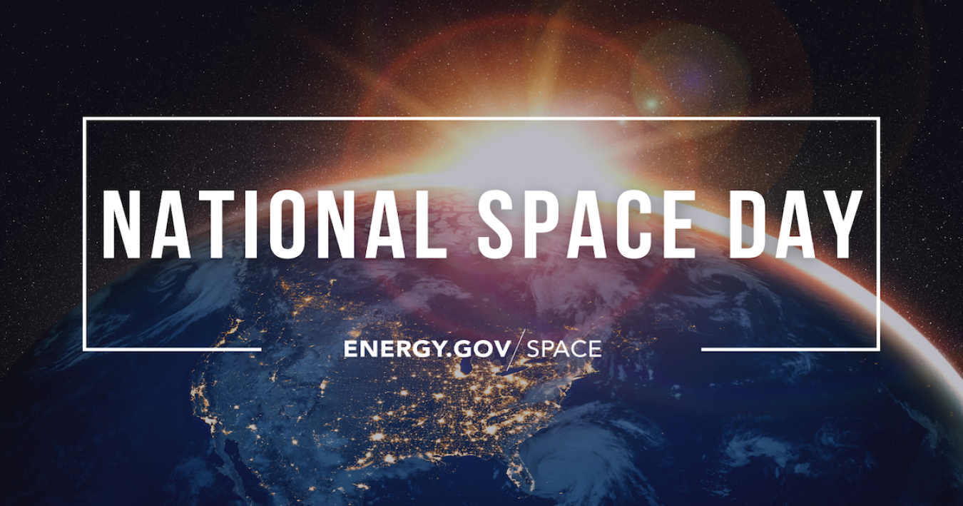 National Space Day is May 7. See how DOE works on space related research and innovation in our blog post.