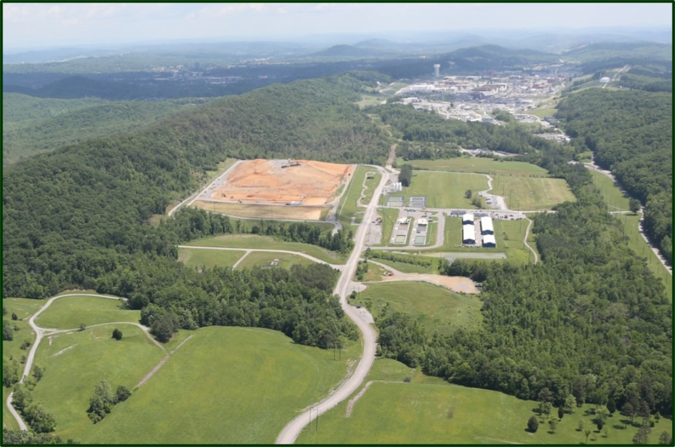 Ariel photo of landfill