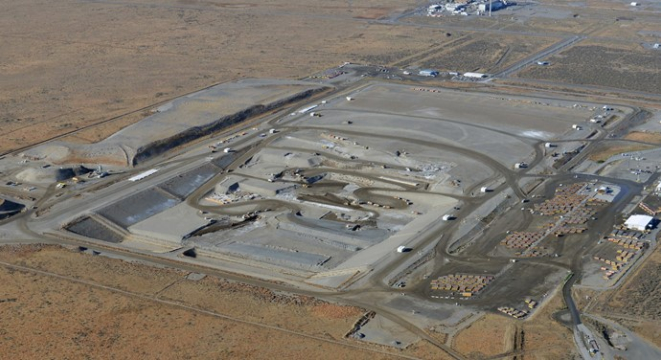 Ariel photo of landfill