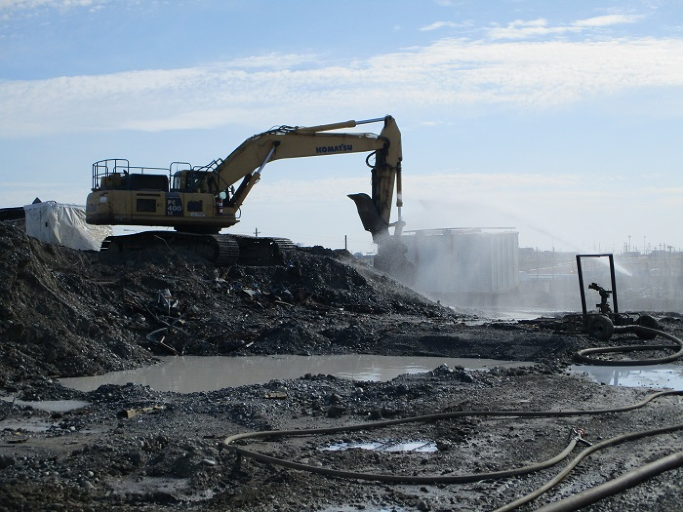 EM contractor Central Plateau Cleanup Company recently resumed final cleanup activities within the former Plutonium Finishing Plant footprint on the Hanford Site following the historic demolition of the plant’s iconic main processing facility in early 2020.