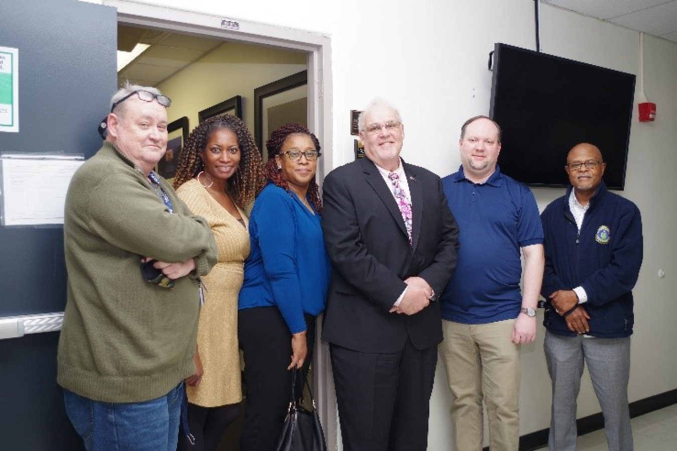 Members of the NA-44 team standing with Joe Stambaugh