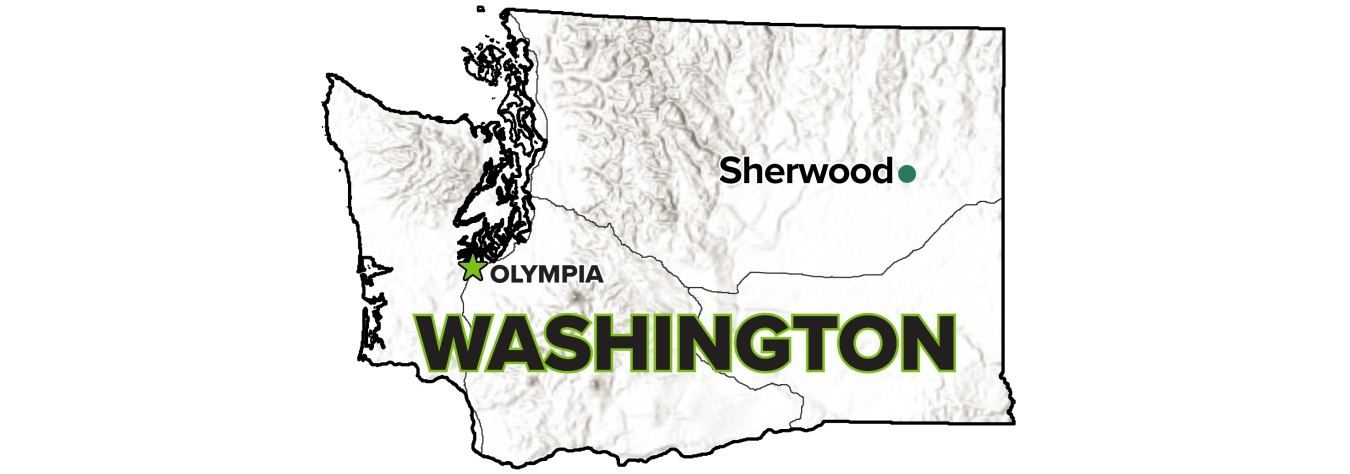 Sherwood, Washington, Disposal Site map.