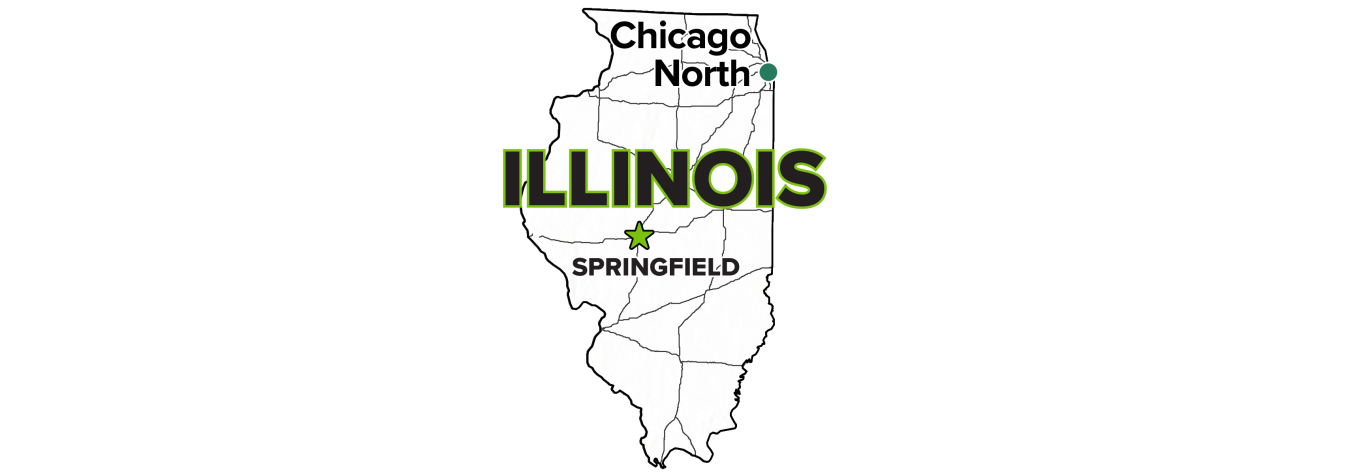 Chicago North, Illinois, Site map.