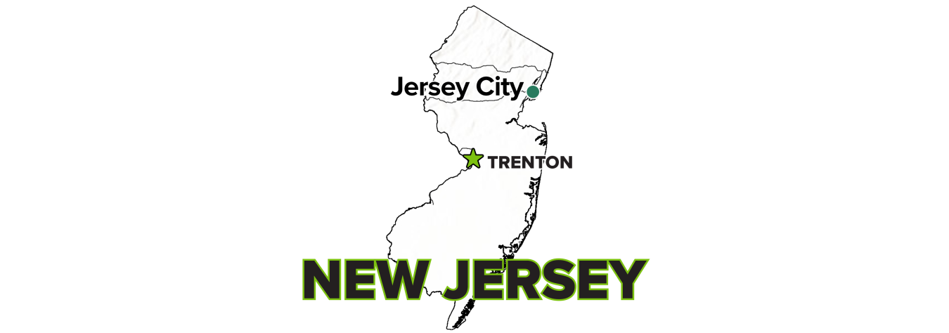 Jersey City, New Jersey, Site map.